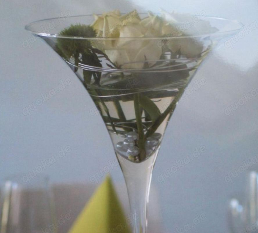 Martiniglas-Vasen 50 cm - 5 Stk. je 20,- 