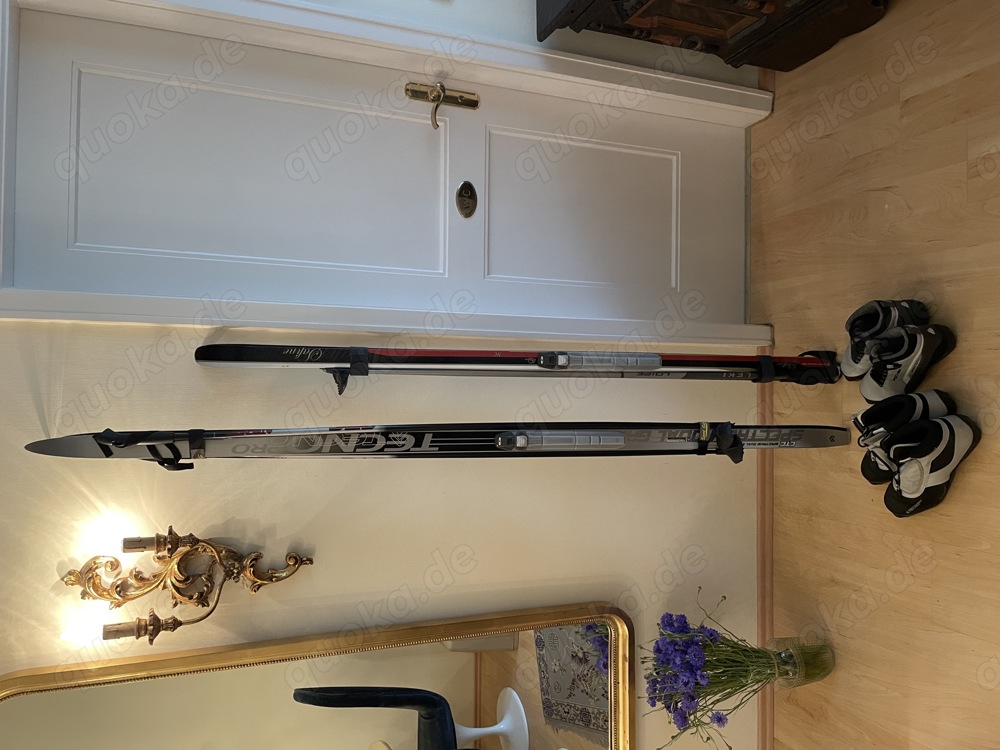 Langlaufski Tecno Pro 2 Paar neuwertig