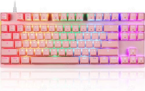 NEUER MOTOSPEED Professional Gaming Mechanical Keyboard RGB Led Backlit, Mac, Pc