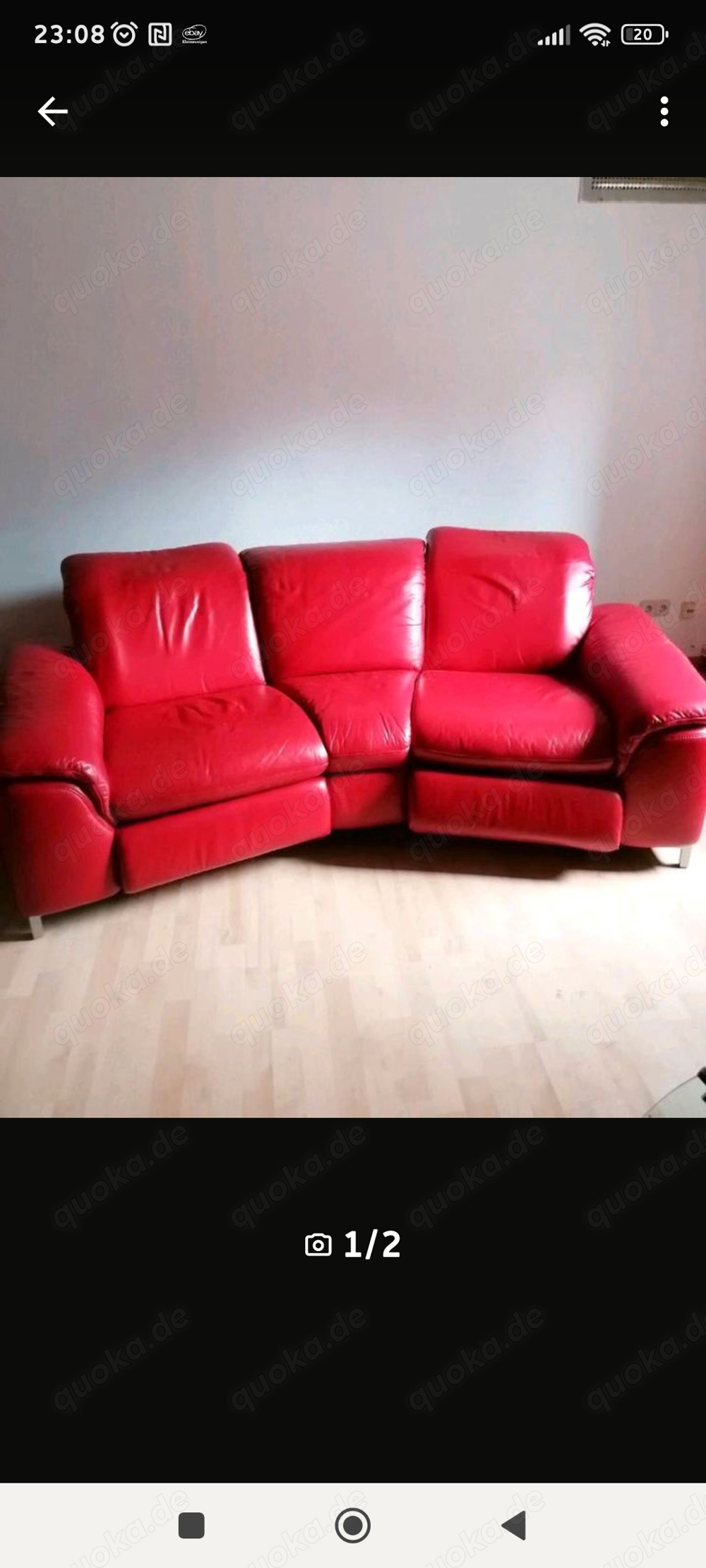Trapez Sofa lederganitur hukla 