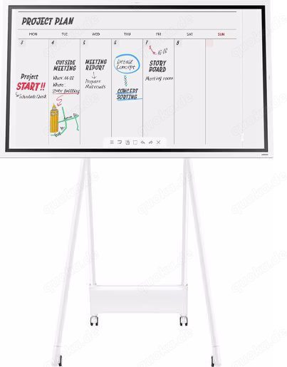 65 Zoll Samsung Flip 2 WM65R Interaktives Whiteboard mit Stand