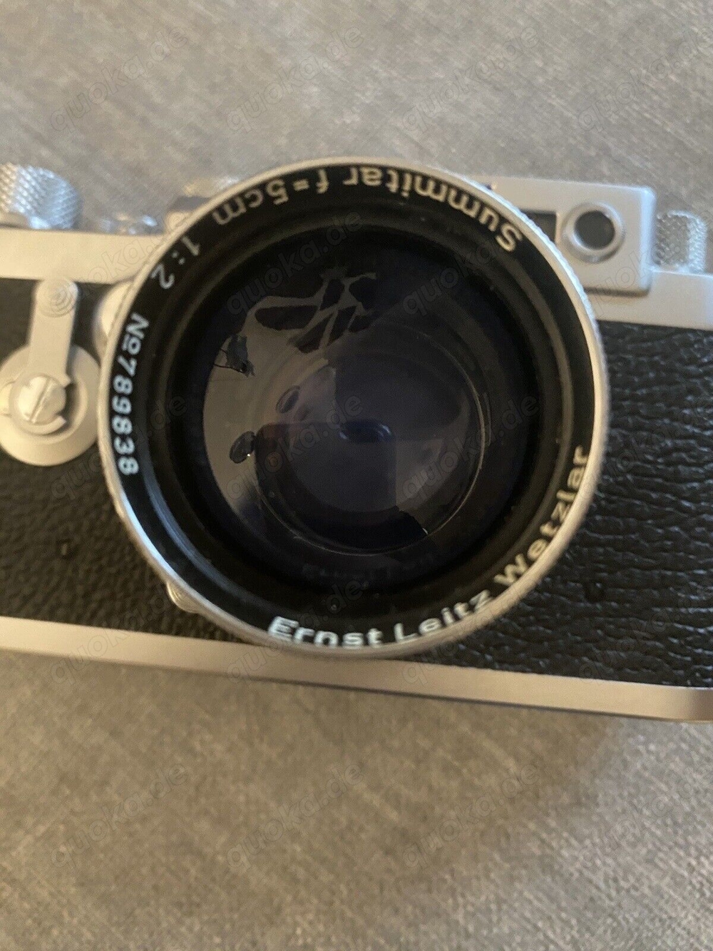 Leica IIIg, Bj. 1959, Nr. 906970 f = 5 cm 12 Analogkamera Top