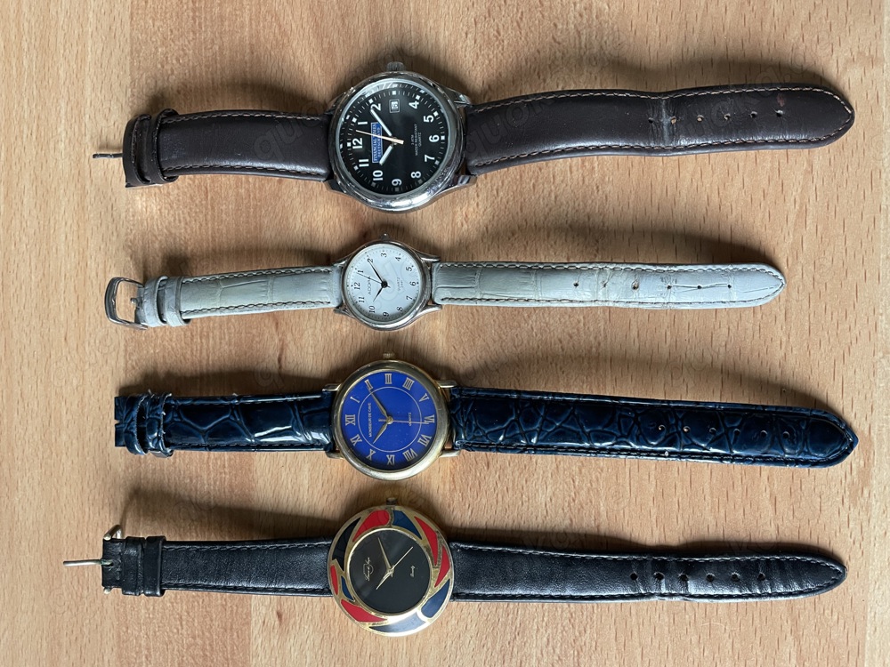 Armbanduhren Konvolut Quarz 3 Stück