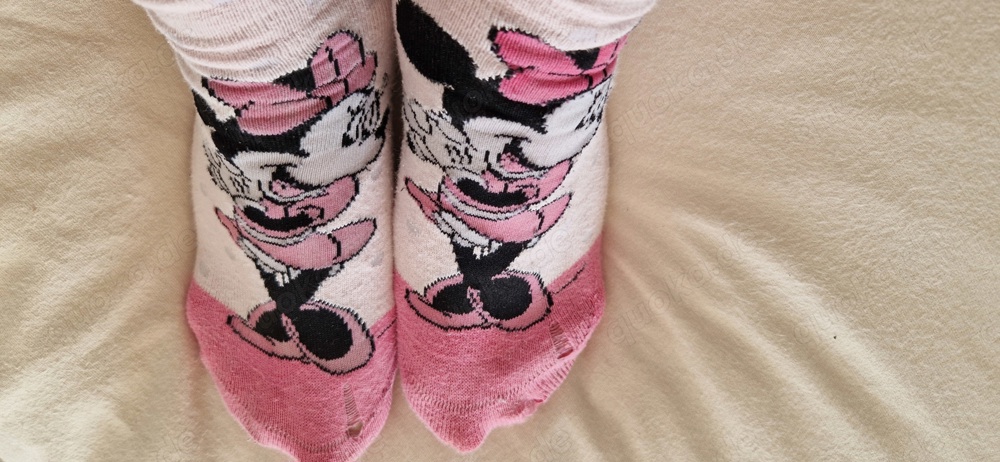Gern getragene Minnie Maus Socken