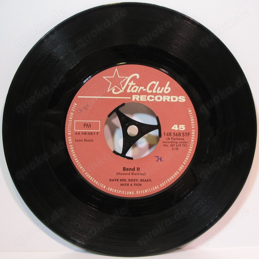 Dave Dee, Dozy, Beaky, Mick & Tich - 7" Vinyl Single - Bend It - You Make It Move