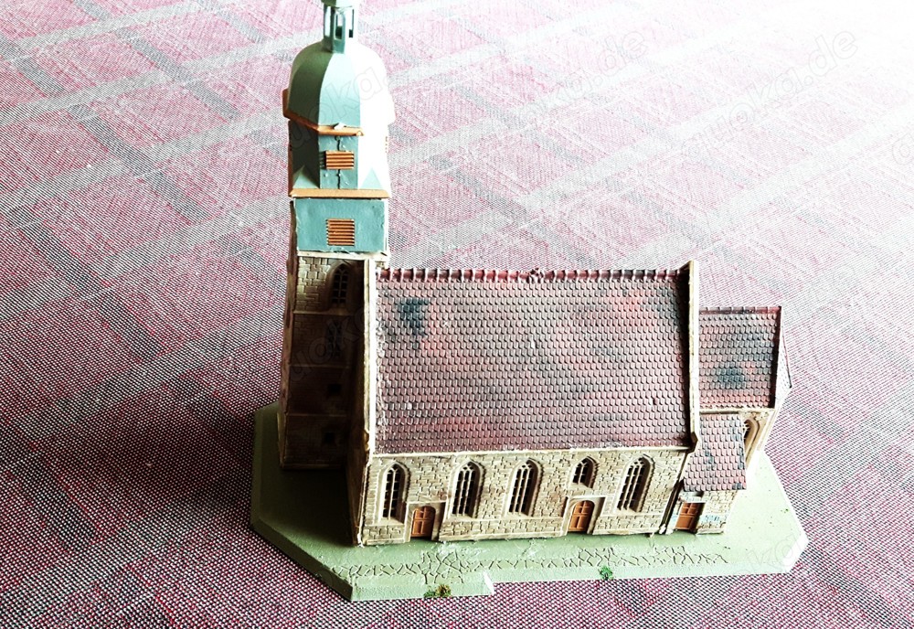 Modellbau Kibri 141 Kirche Dom mit Innenbeleuchtung HO