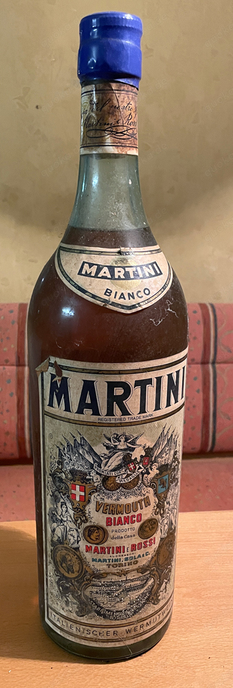Martini 3 Liter Flasche aus 1970er ungeöffnet! 
