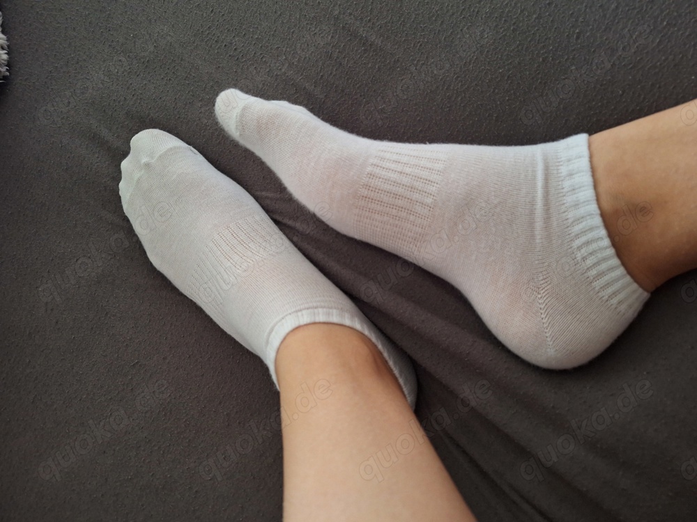 Getragene Socken