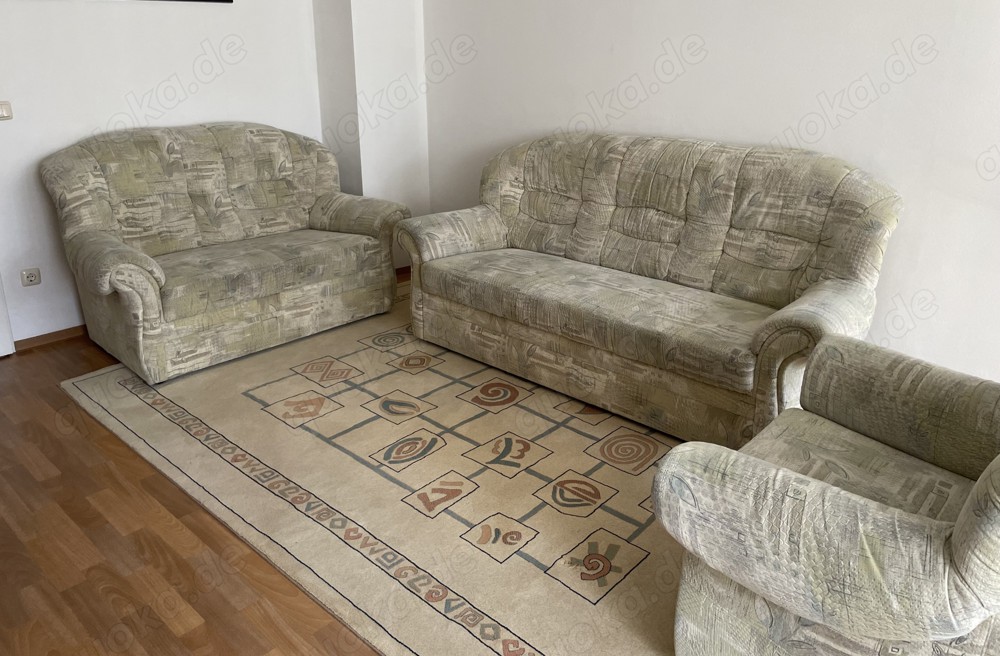 Sofagarnitur, Polstergarnitur, Couch, Sofa 3er, 2er, 1er