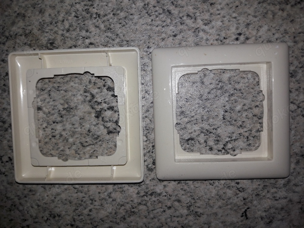 1 x Gira 1-fach Rahmen 00.002411 cremefarben System Standard 55 1 x Gira 1-fach Rahmen 00.002411 cremefarben System Standard 55