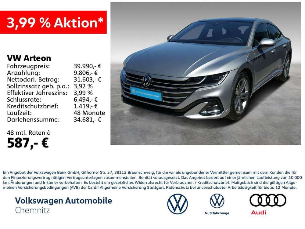 Volkswagen Arteon 2.0 TSI R-Line AHK Head-Up LED CarPlay