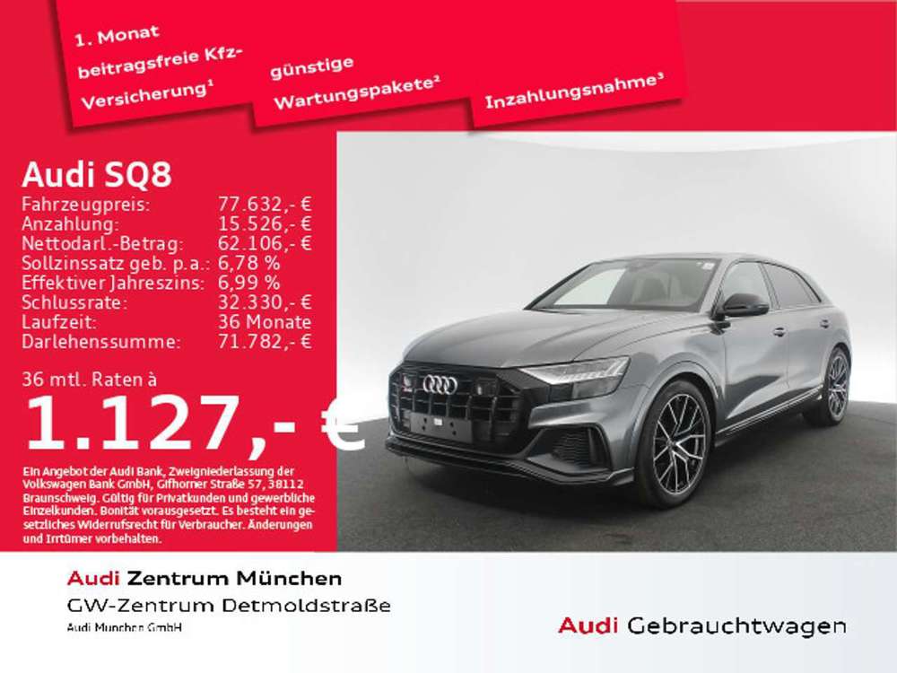 Audi SQ8 TDI tiptr. Pano/HD-Matrix/BO/22"Zoll