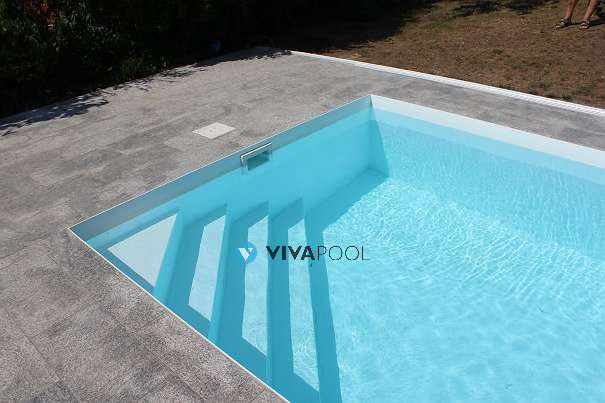 PP Skimmer Pool 6,5 x 3,3 x 1,5 m Fertigbecken volle Ausstattung Vivapool