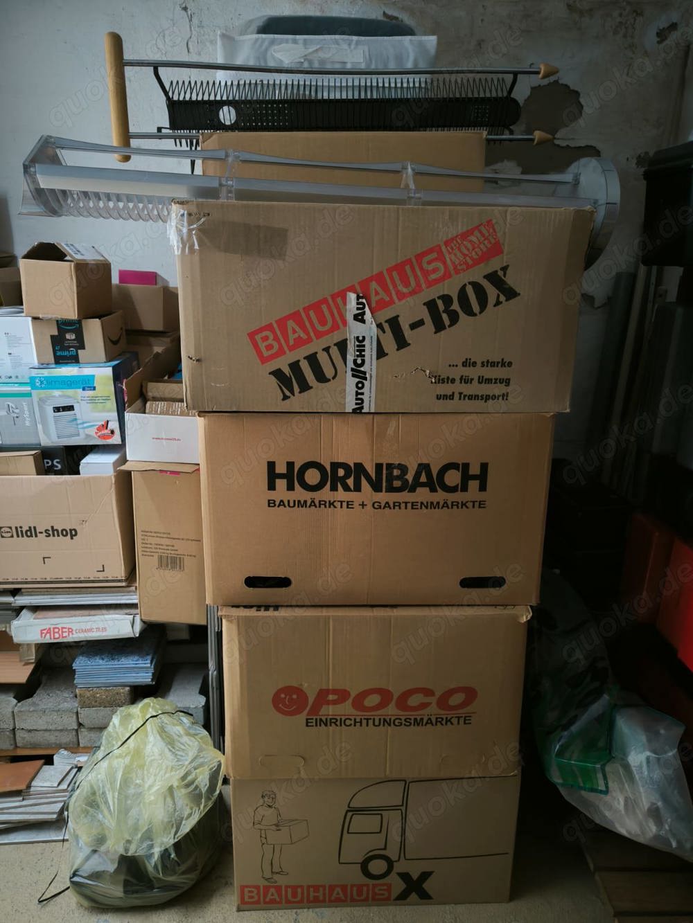 Flohmarkt Artikel 12 Umzugskartons