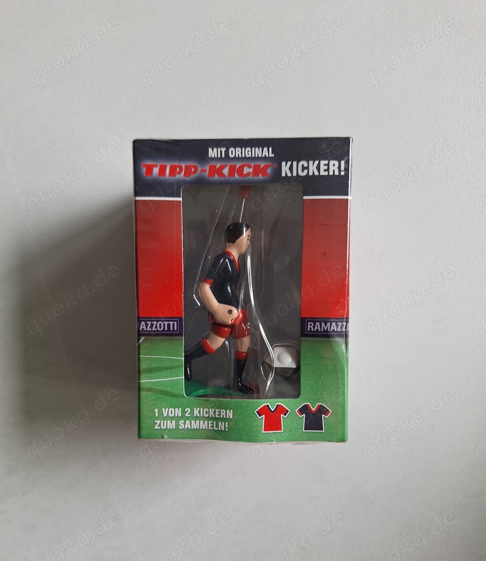 Orginal Ramazzotti Tipp-Kick Spielfiguren Mit Ball Und Karton NEU OVP