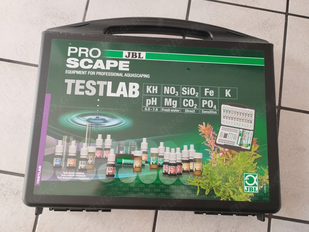 Jbl Testlab ProScape Testkoffer Wassertest 