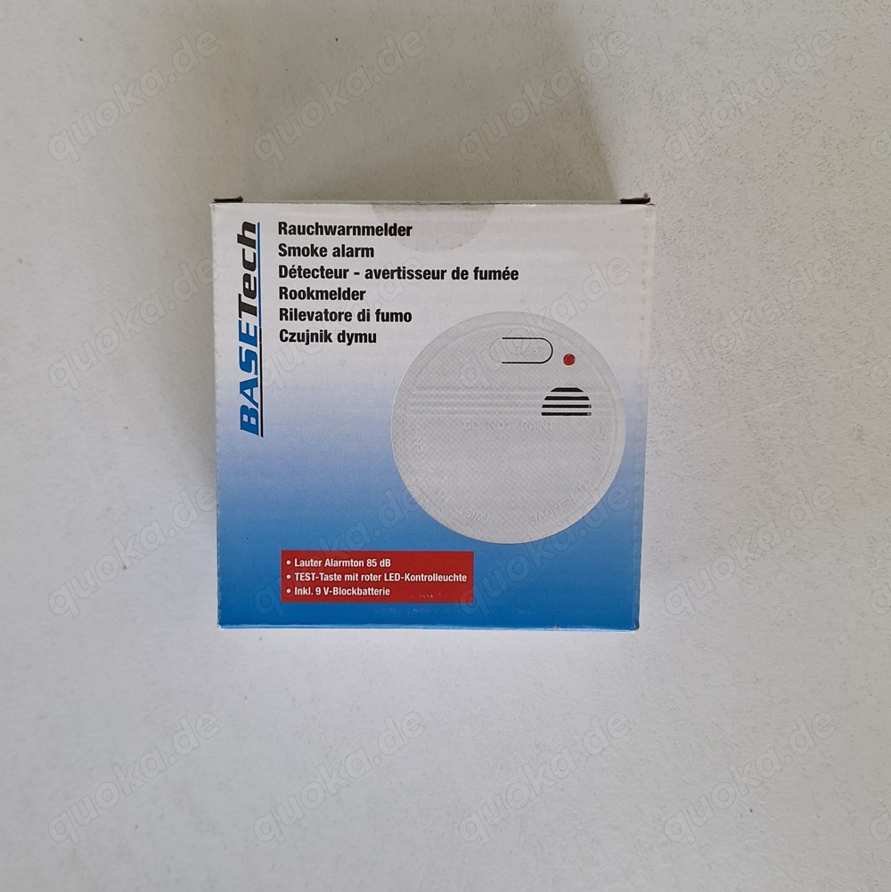Rauchmelder BaseTech - weiß - 85 dB NEU OVP
