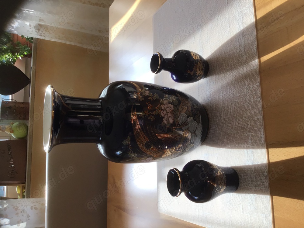 Vasen 3er set Kobalt