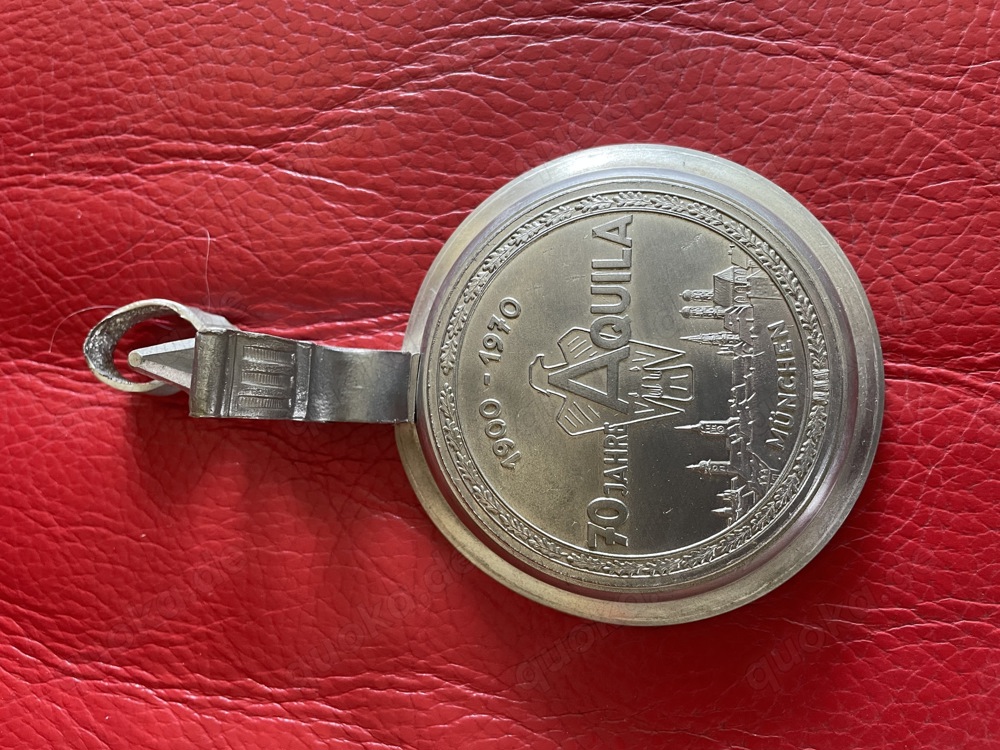 Zinndeckel München 1970 für Bierkrug