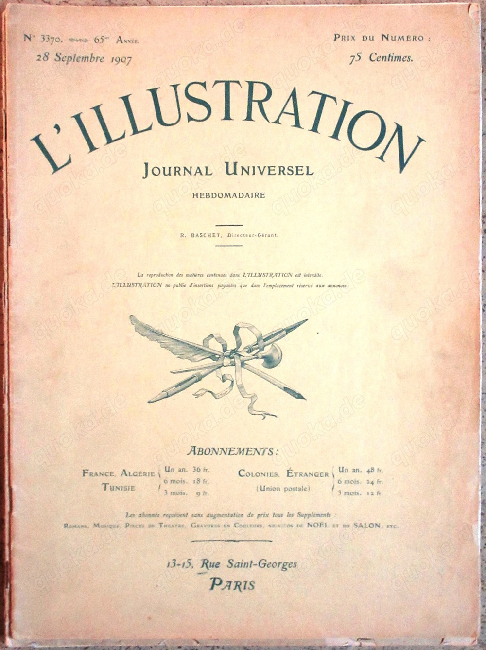 "L'Illustration" - Französische Zeitschrift 