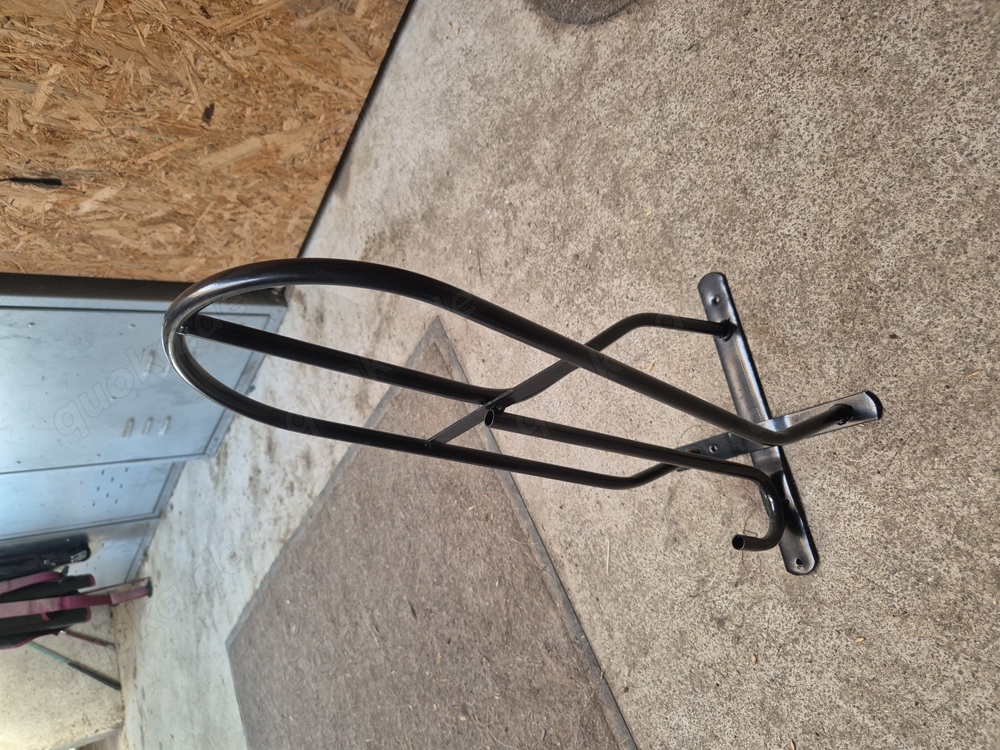 Pferde Sattelhalter schwarz