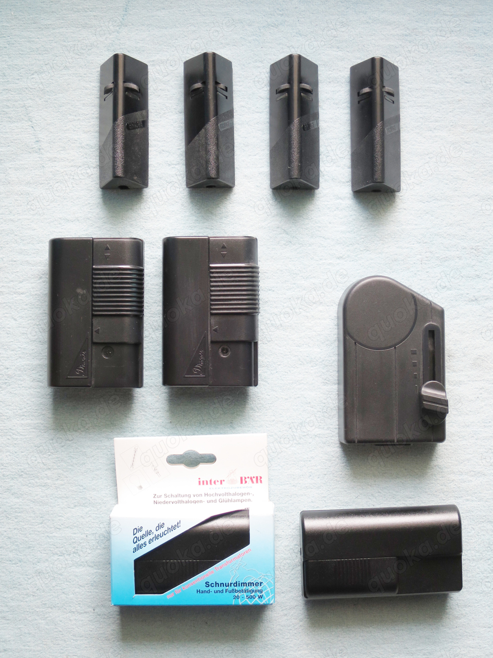 9 Kabeldimmer, Schnurdimmer, gebraucht