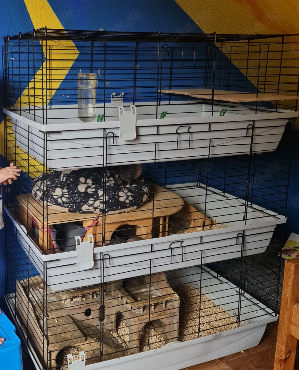 3 stöckiger Käfig für Kleintiere 