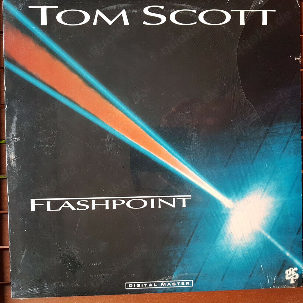 Tom Scott - Flashpoint *US LP v. 1988 *OIS *großartiger Jazz Saxophonist