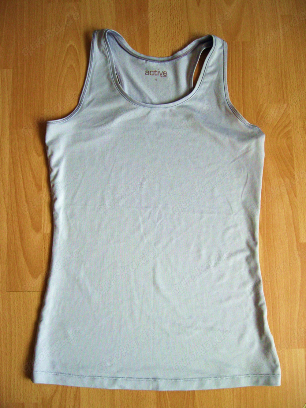 Sportoberteil Oberteil Top Gr. S 36 hellblau