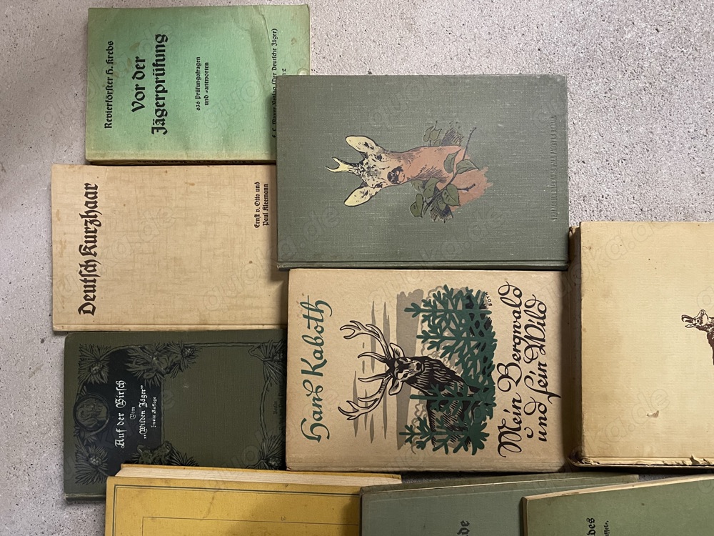 Bücher antiquarisch Konvolut vom Opa 