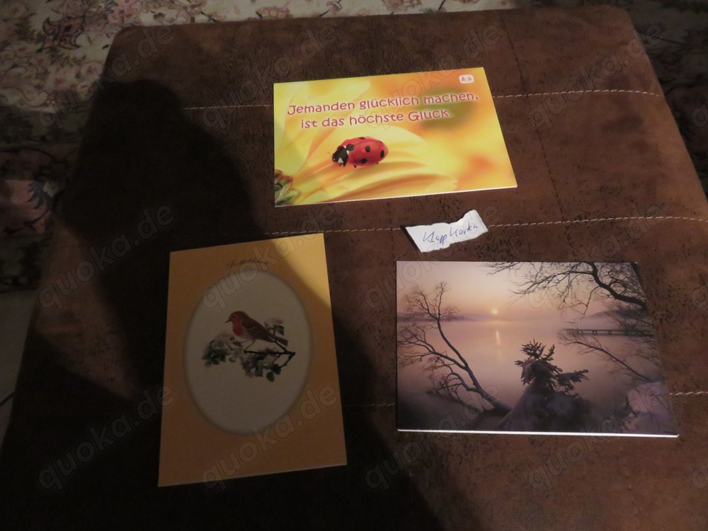 Klappkarten mit Umschlägen zu verschenken