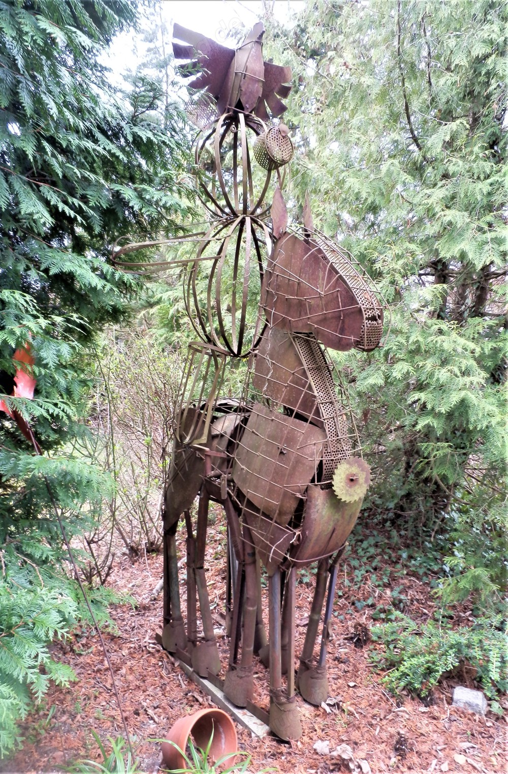 Metallplastik - Großplastik - Skulptur - Statue