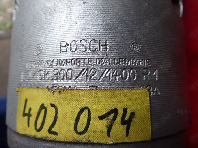 Bosch Lichtmaschine 0101402014, LI GK300 12 1400R1 auch 0101402047