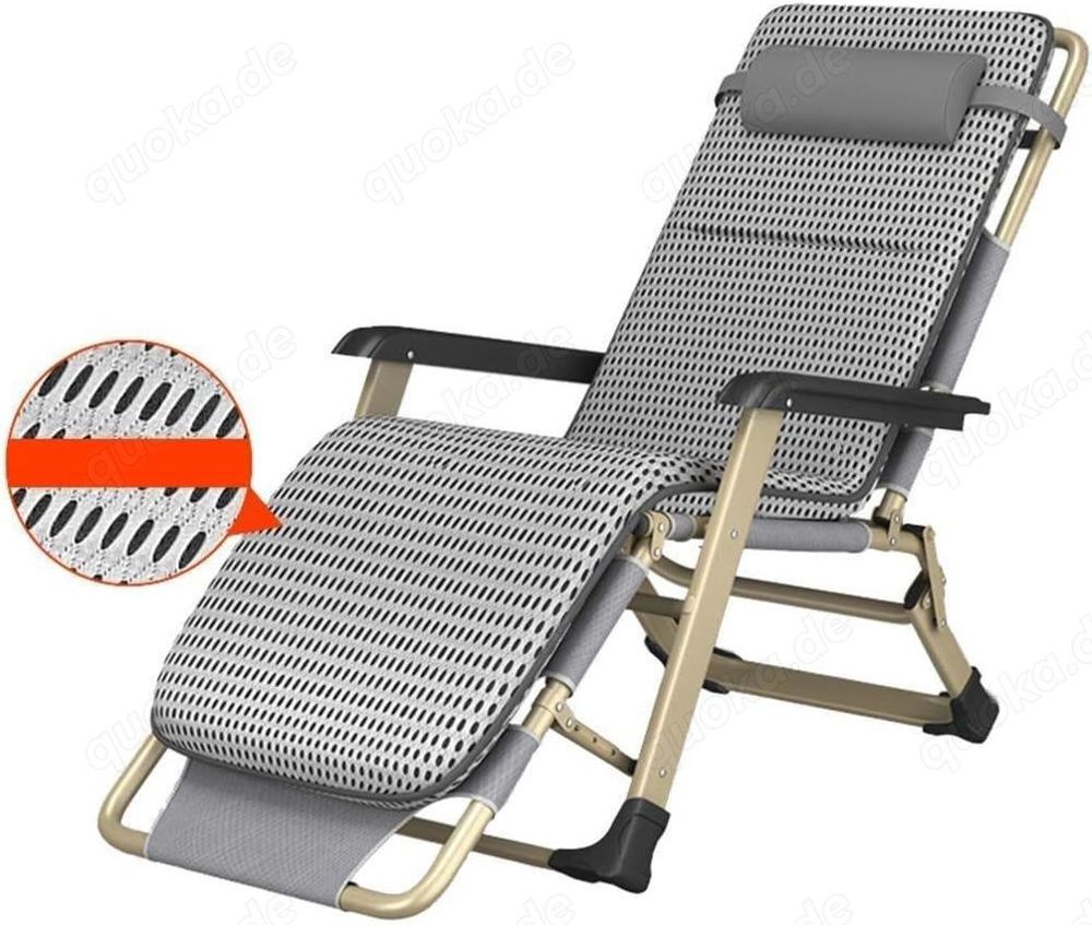 Klappsessel, Gartenstühle, Liegestühle im Freien, verstellbare