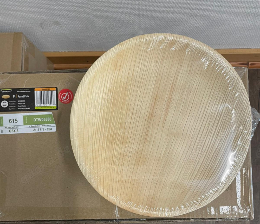 Nachhaltige Bambusteller, 23 cm