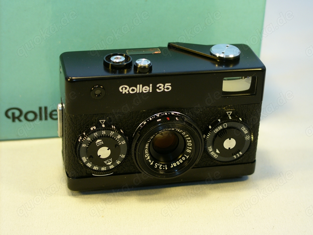 Rollei 35 Germany black paint neu im Originalkarton Anleitung allem Zubehör