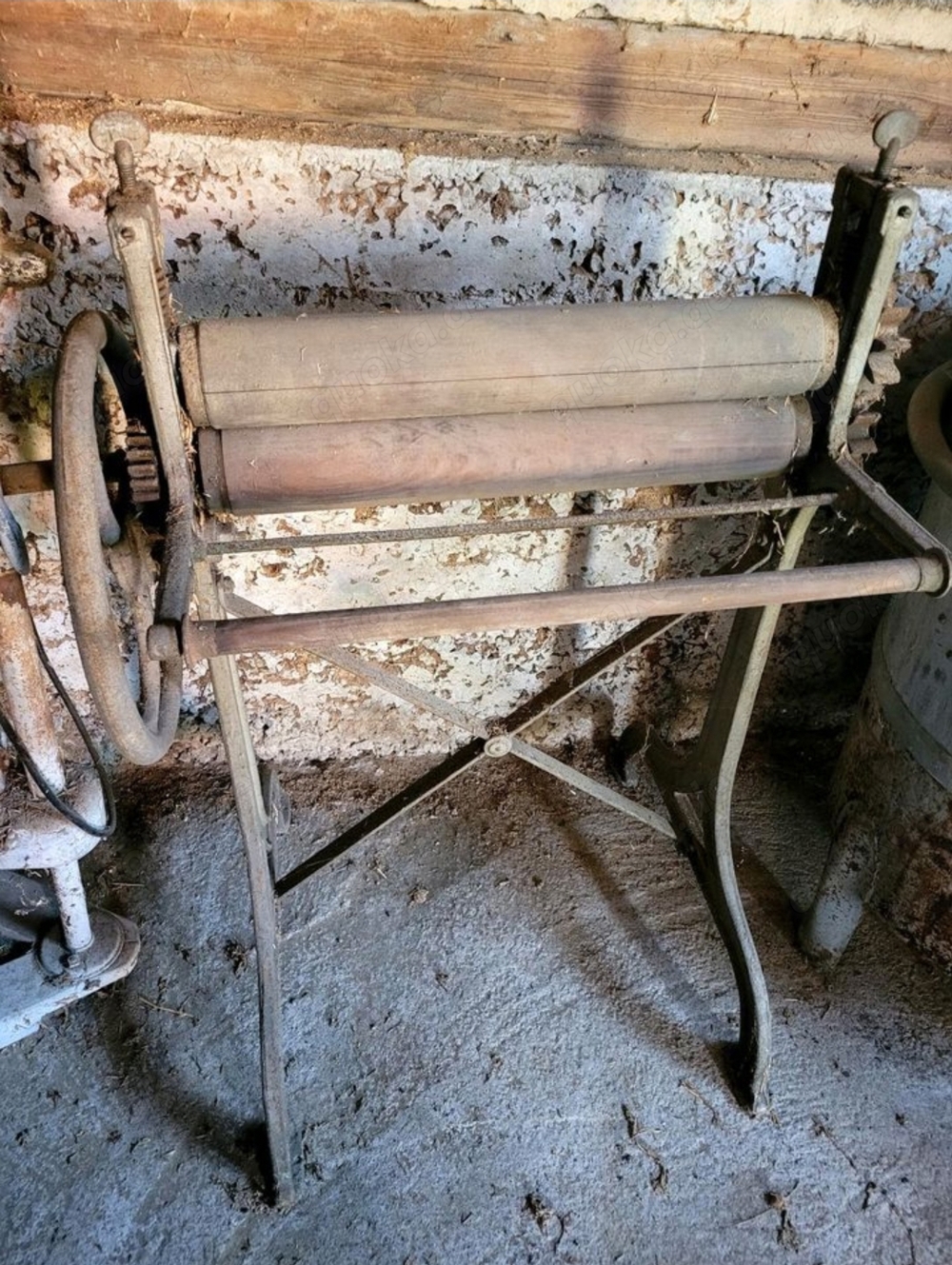 Antike Wäschemangel