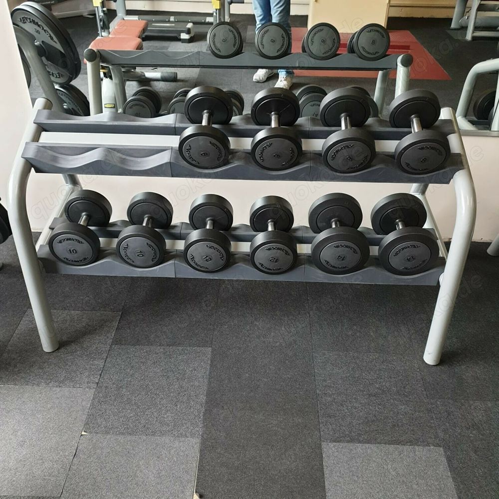 Technogym Hanteln Inkl. 2x Ständer