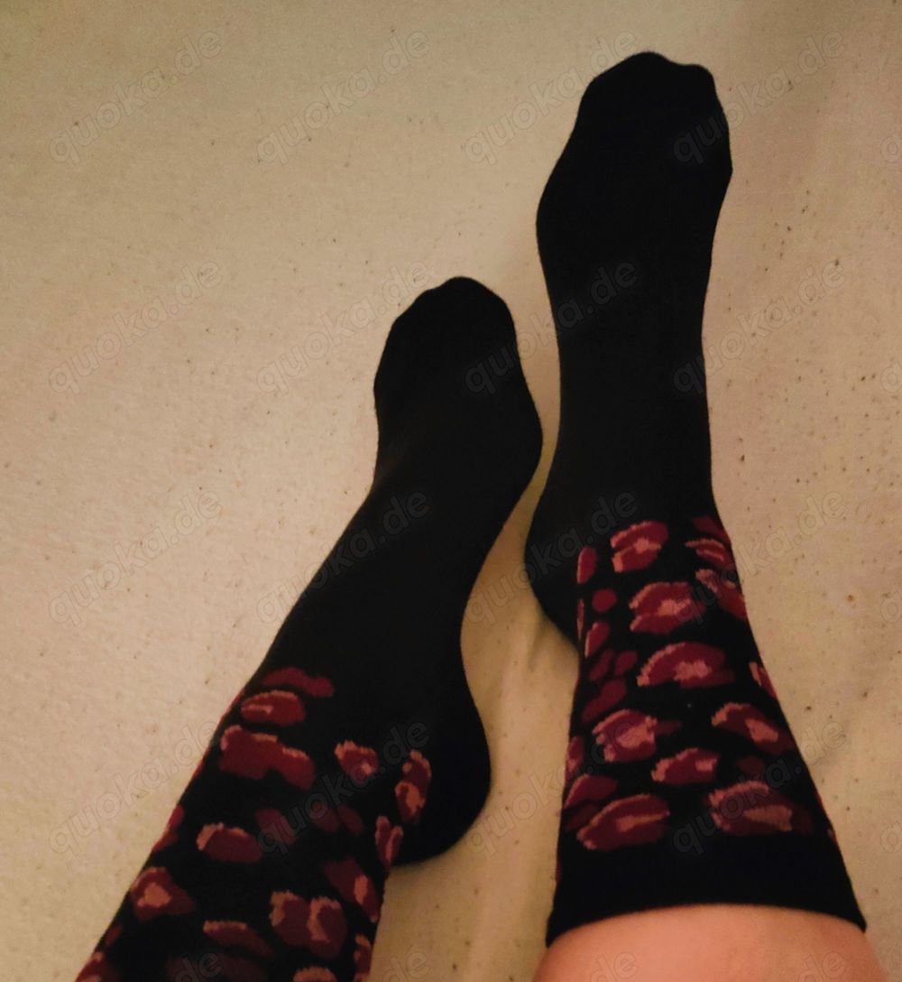 Getragene Socken 