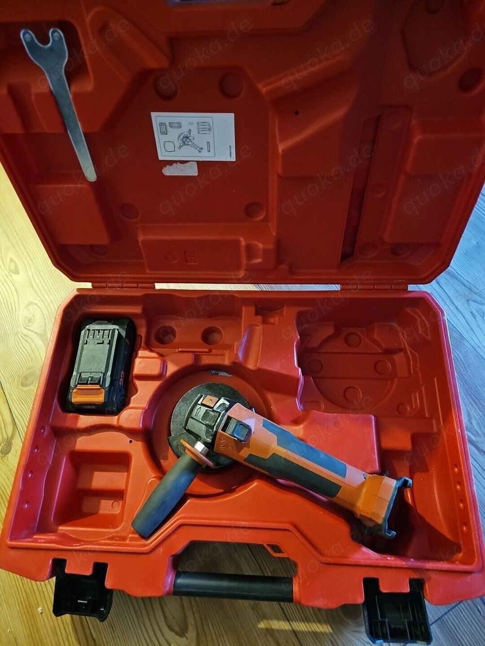 Hilti akku-winkelschleifer ag 6d-22 (125 mm) nuron . Hilti akku-winkelschleifer ag 6d-22 (125 mm) nuron .
