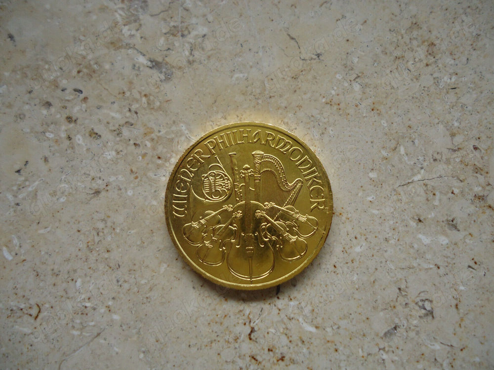 1 4 Unze Goldmünze Wiener Philhamoniker 2021 vz st. 1 4 Unze Goldmünze Wiener Philhamoniker 2021 vz st.