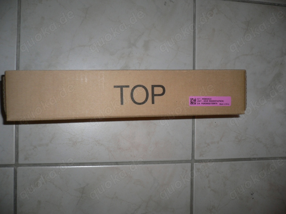 Original Samsung Toner C406S und M406S  Farben Blau (Cyan) und Rot (Magenta) in OVP