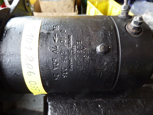Bosch Lichtmaschine 0101206035  Opel Rekord 6 Volt