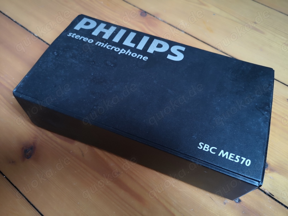 Vintage Philips Stereo Microphone SBC ME570 elektrisch