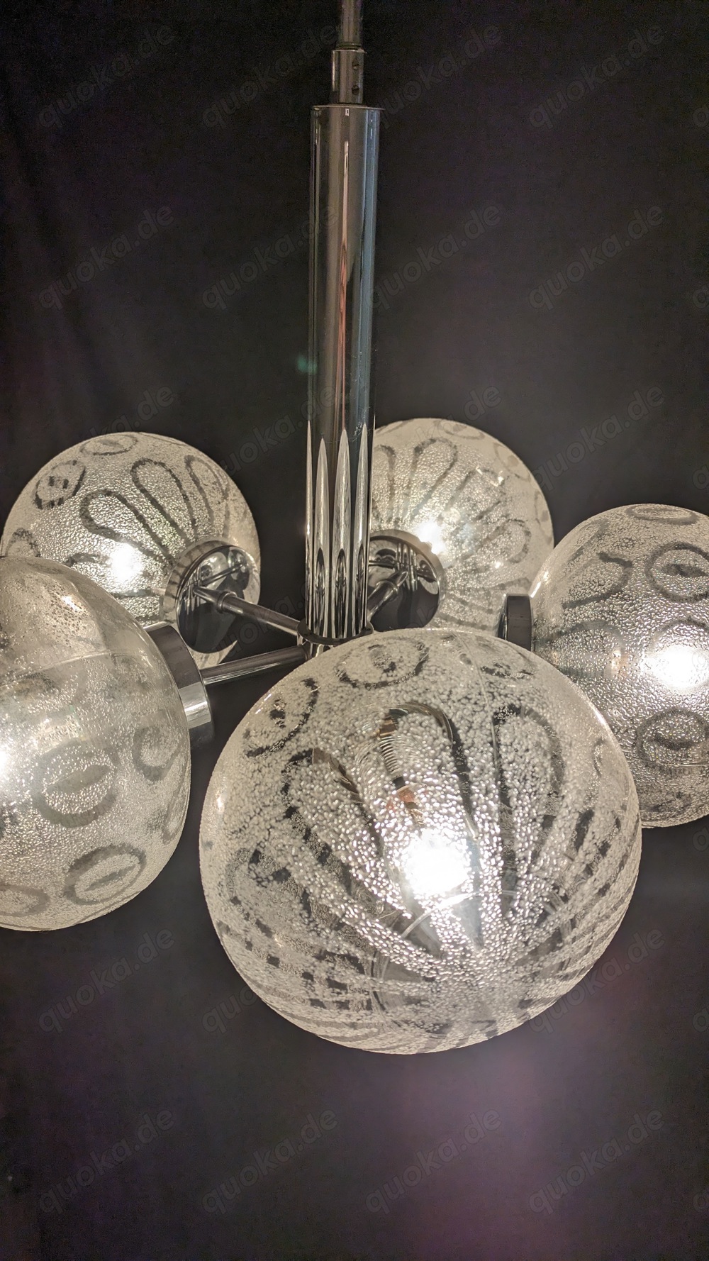 Space Age Sputnik Lampe Leuchte 60er 70er Vintage MidCentury