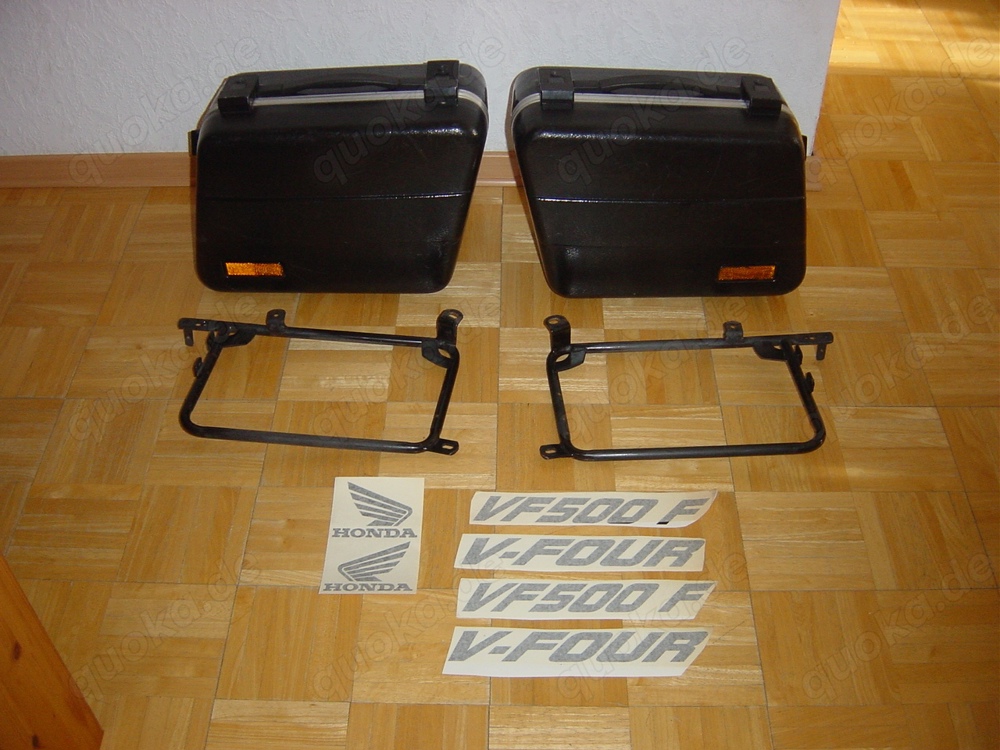 Honda CX 500 Koffersatz mit Kofferhalter Kofferträger ohne Schlüssel Honda CX 500 Koffersatz mit Kofferhalter Kofferträger ohne Schlüssel