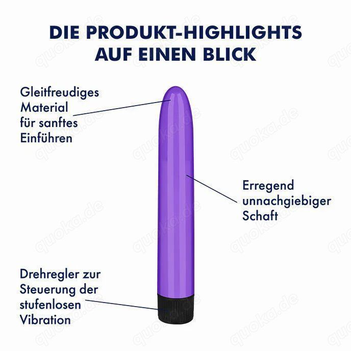 Kraftvoller Vibrator, 17,5 cm Lila Neu Unbenutzt OVP!!!