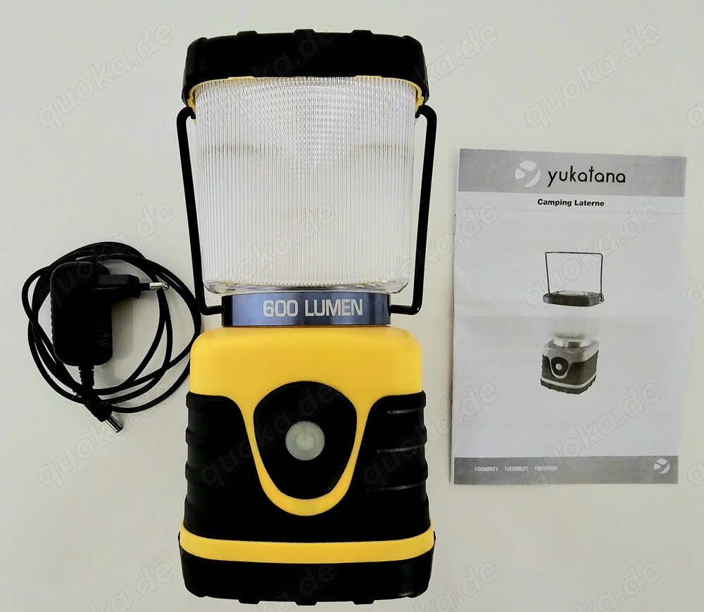 LED - Camping - Laterne 600 Lumen, Neu