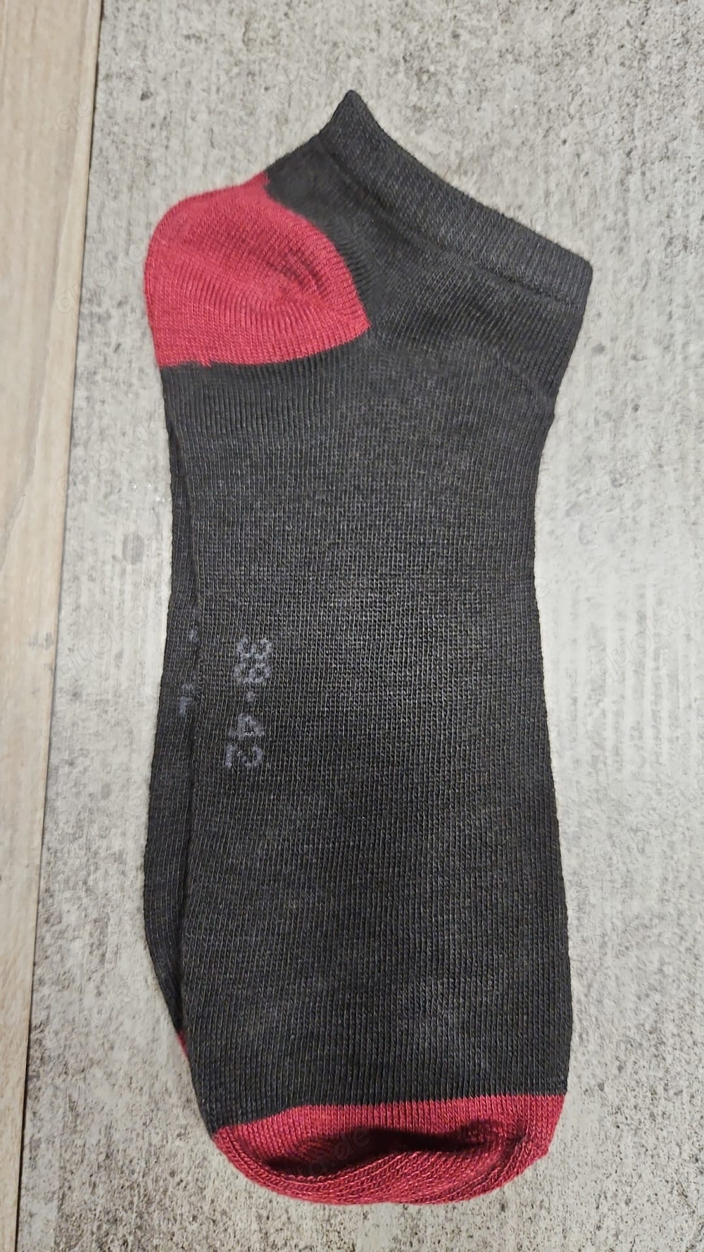 getragene socken