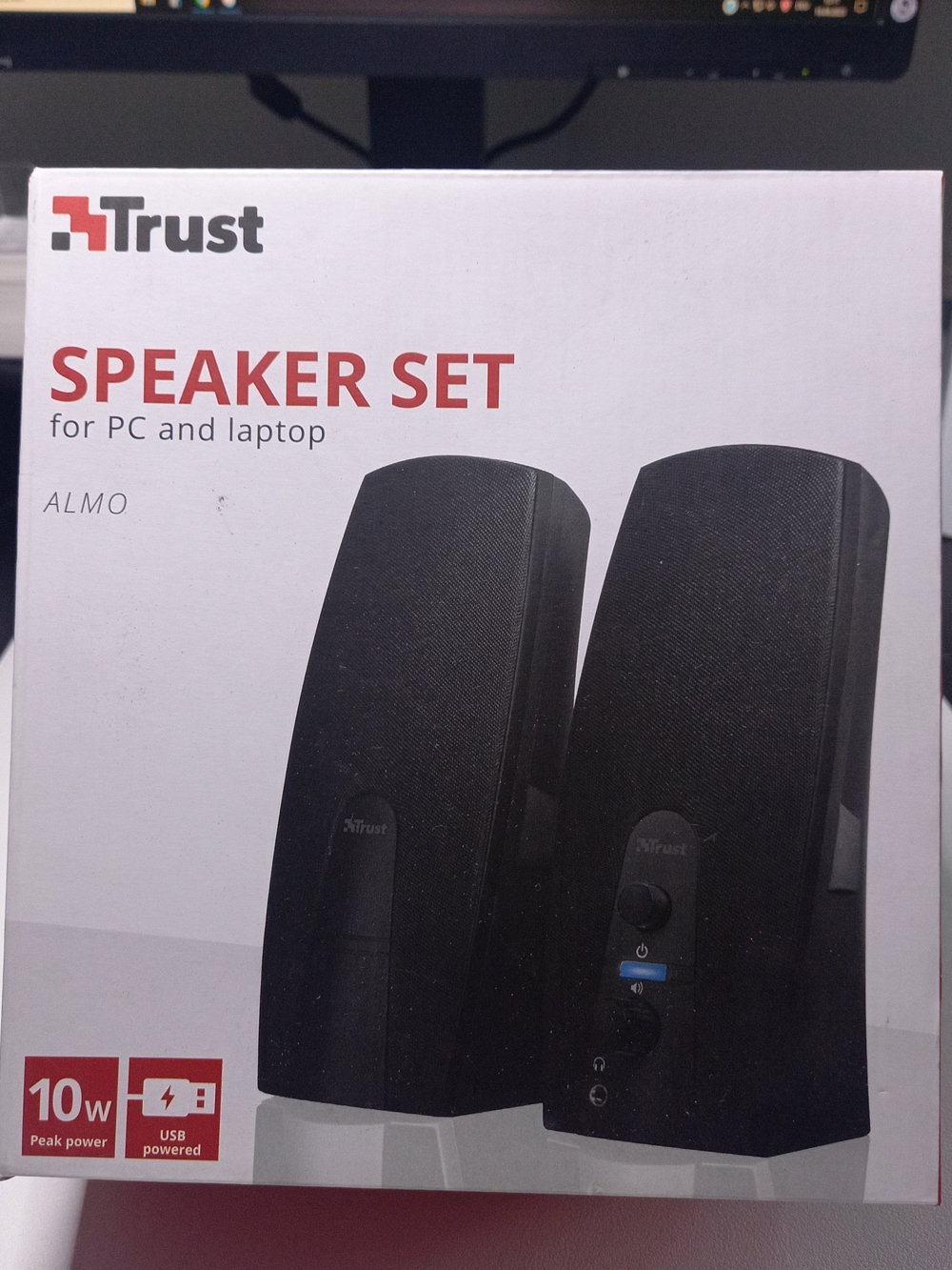 Trust Lautsprecherset für PC & Laptop, schwarz, neuwertig